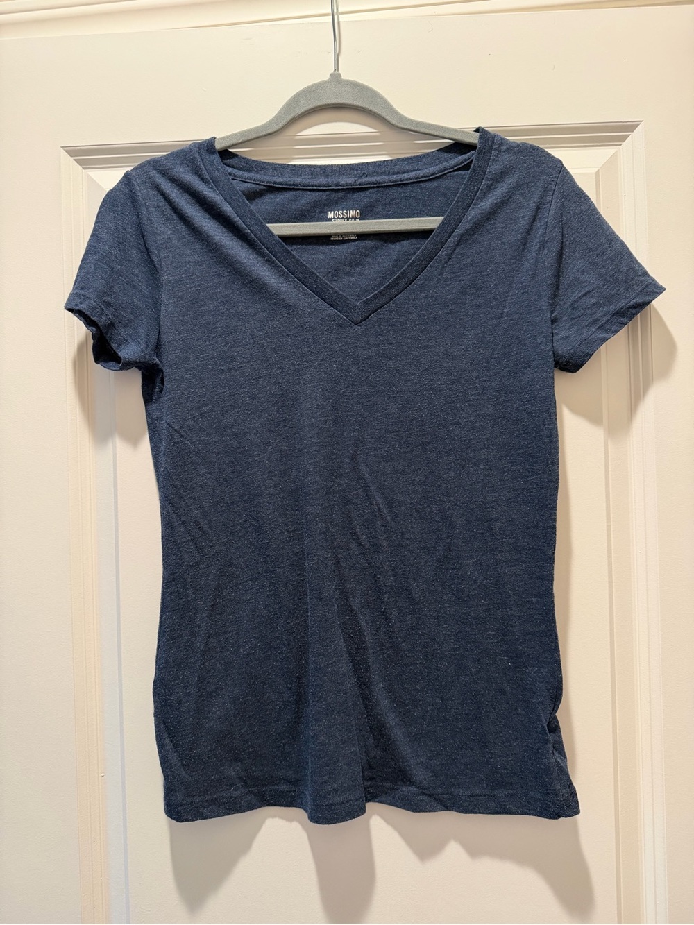 Mossimo Supply Co. Women's V-Neck Tee - Navy Blue